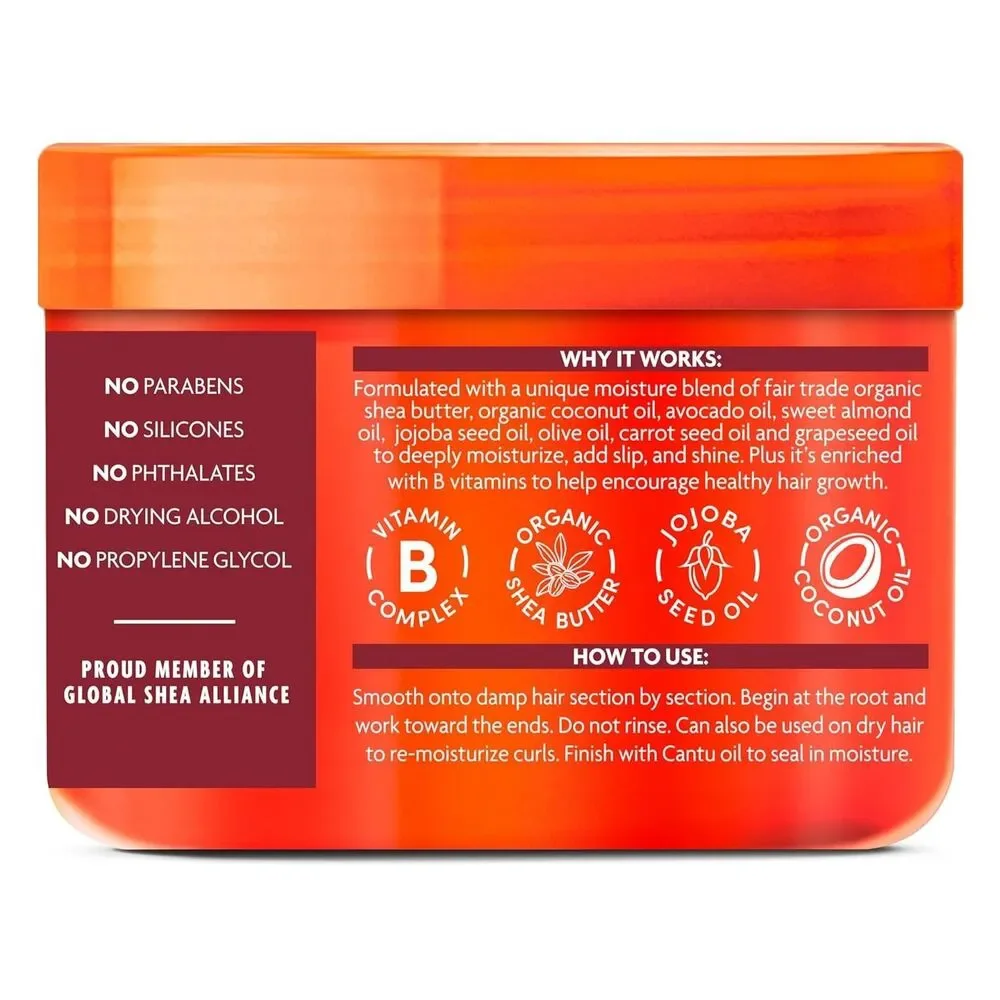 Cantu Coconut Curling Cream with Shea Butter 12 oz – 4 Pack